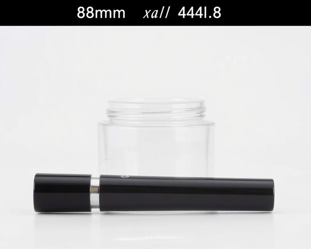 84mm x 44mm preroll jar with black cap