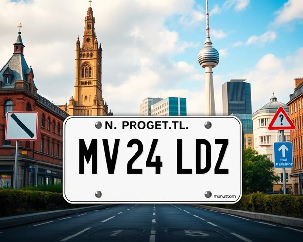 MV24 LDZ Manchester License Plate